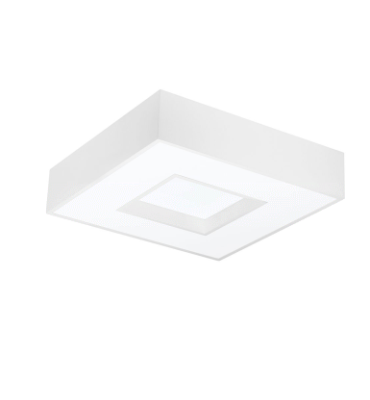 Plafon Cherry quadrado 45x45cm branco