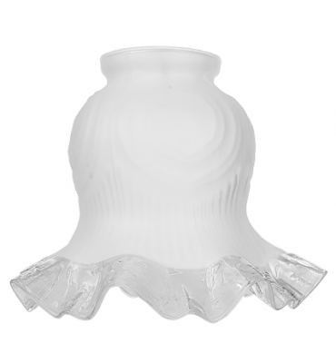 Tulipa Caracol c/ colar fosca c/ borda transparente