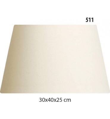 Cúpula Tambor 30x40x25 Algodão Cru