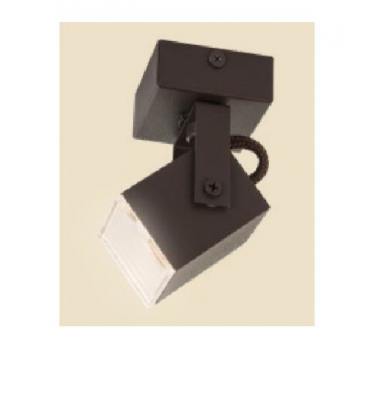 Spot Mini quadrado LED 3W 3000K PT