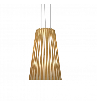 Pendente Cúpula Cônica Living Hinges 14,5CM Louro freijó