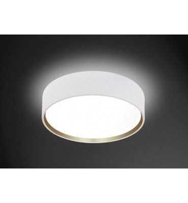 Plafon redondo Ônix 45cm PT