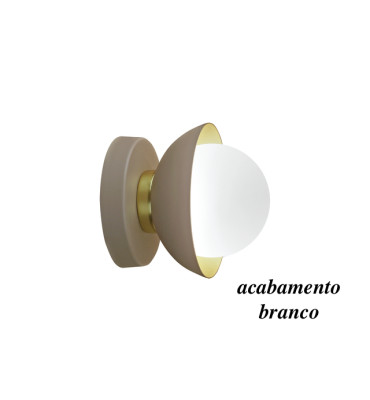 Arandela Bibelô branca