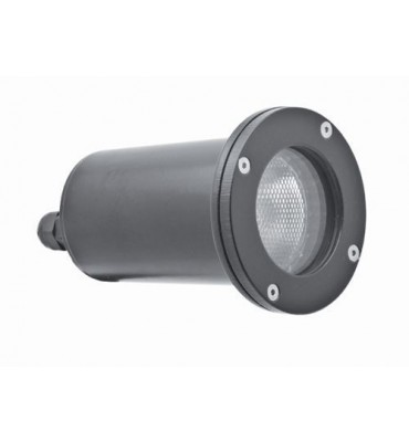 Embutido de solo PAR20 redondo preto