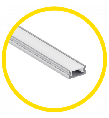 Perfil de sobrepor 18x10MM BR