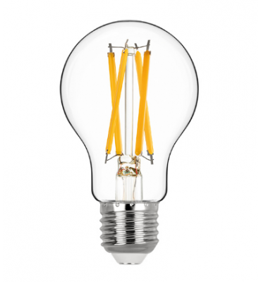 Lâmpada bulbo LED filamento 7W 2700K E27 Stella