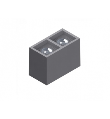 Plafon Boxit recuado duplo PAR20 CZ