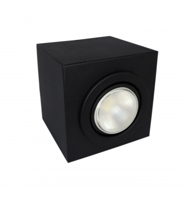 Plafon sobrepor PAR30 preto