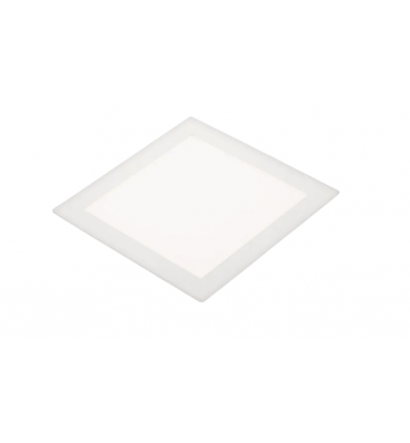 Painel LED embutir quadrado branco 12W 3000K - Pix