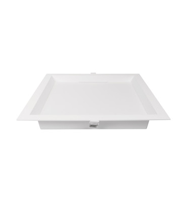 Painel LED embutir quadrado recuado Kais 24W 3000K branco Nordecor