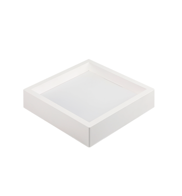 Painel LED sobrepor quadrado recuado Kais 24W 3000K branco Nordecor