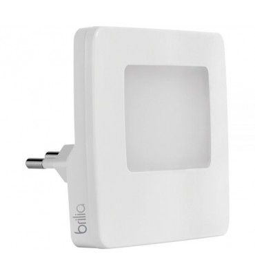 Luz noturna LED quadrado 0,5W 3000K