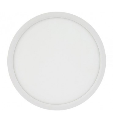 Painel LED sobrepor redondo 24W 3000K 29,5cm - Brilia