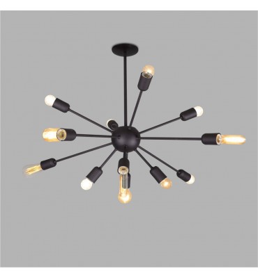 Pendente Sideral 12xE27 PT/CB-M