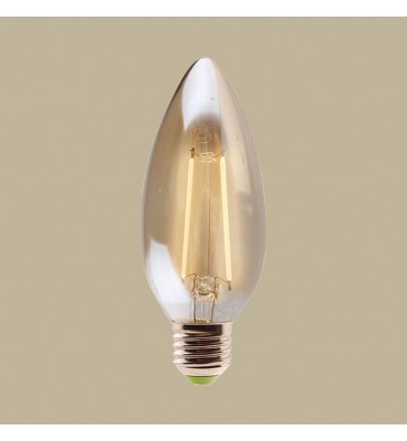 Lâmpada de filamento LED Vela 2W 2200K GMH
