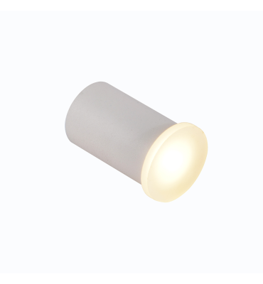 Mini balizador Kinne LED 1W 3000K redondo IP65 branco