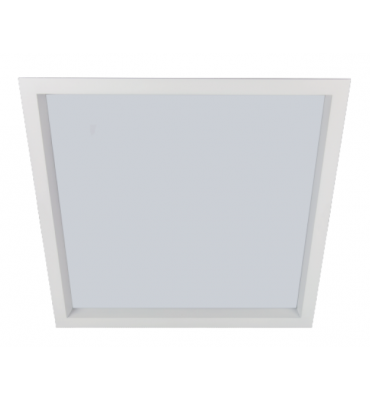 Painel LED embutir quadrado recuado branco 38W 3000K 50cm - Romalux