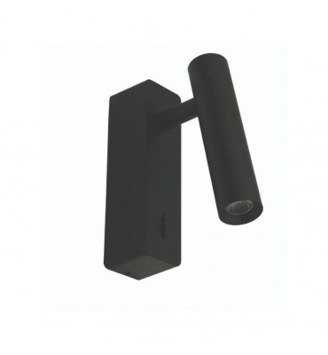 Arandela Pipe LED 3W 3000K preta