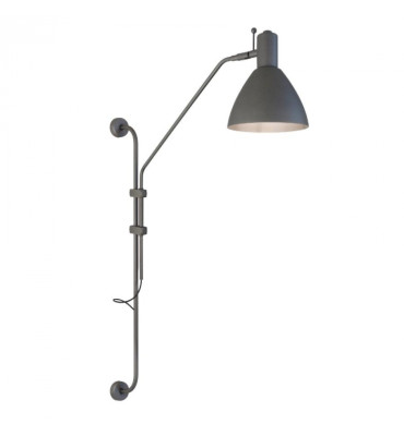 Arandela Roma braccio lato preto/branco/preto