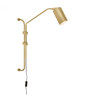 Arandela Turin Braccio dourado mate/dourado mate