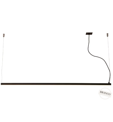 Pendente régua Garbo luz direta 23x17x2000mm branco