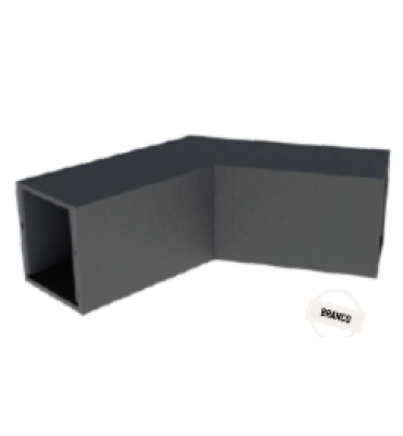 Junção fixa "L" teto teto sobrepor Legou saída para cabo branco