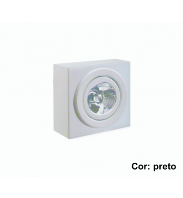 Plafon de sobrepor para lâmpada AR70