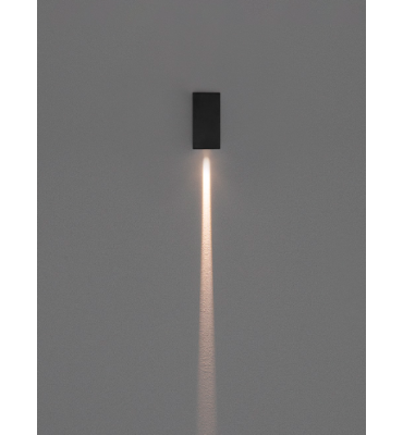 Balizador de sobrepor Wall micro LED 2,5W 3000K 4º preto