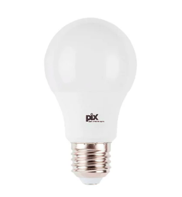 Lâmpada bulbo LED 9W 4000K Pix
