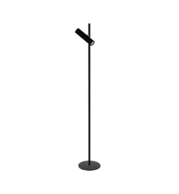 Luminária de chão Round Slim 140cm preta