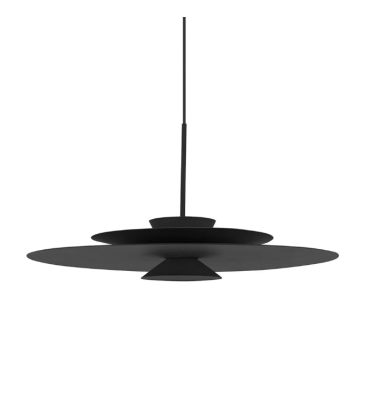 Pendente Tule 60cm preto