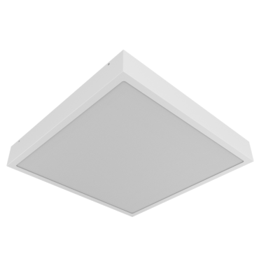 Plafon quadrado de sobrepor 30cm branco