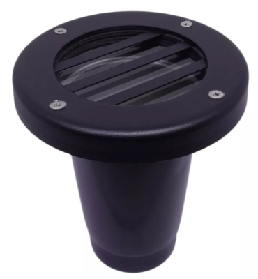 Embutido de solo PAR20 com grade preto