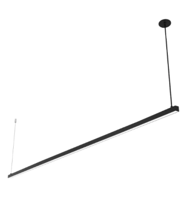 Pendente FIT15LED 26,4W 3000K 220V 151x1,7x2cm preto