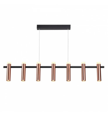 Pendente Tubi LED 7x7W 3000K CO/PT