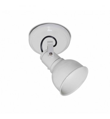 Spot metal 1 lâmpada branco