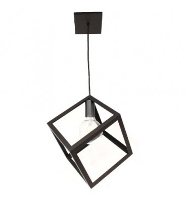 Pendente cúbico branco