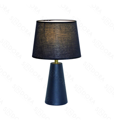 Abajour em metal preto