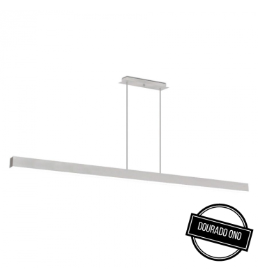 Pendente Hall LED 38W 3000K dourado ono