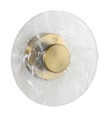 Arandela Botton LED dourado