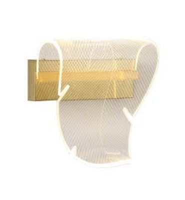 Arandela Silver Fern LED dourada