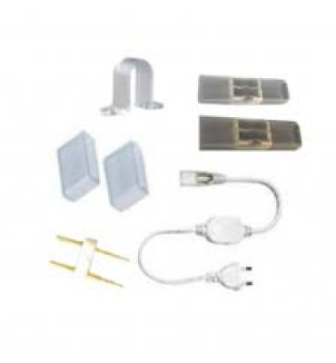 Kit de instalação para fita LED neon 9W/m 220V