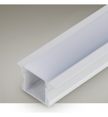 Perfil de embutir 24x15mm branco