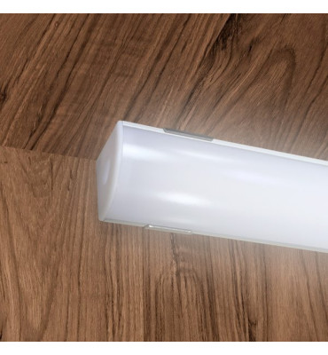 Perfil de sobrepor 16x16mm branco