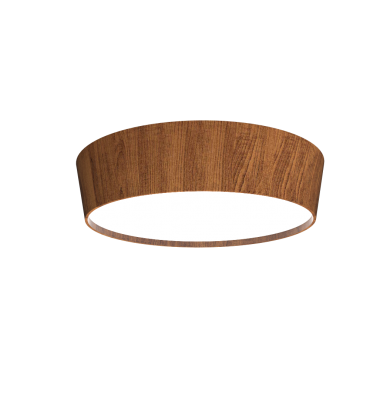Plafon cilíndrico 70cm imbuia