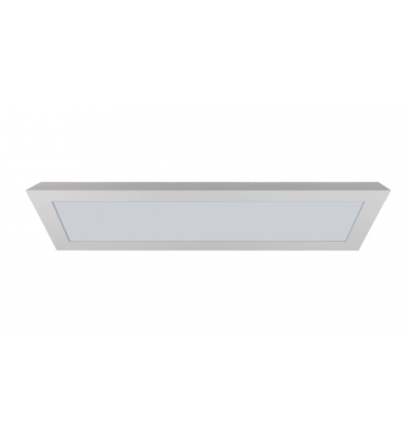 Painel LED sobrepor retangular 120x20cm 36W 4000K - Romalux