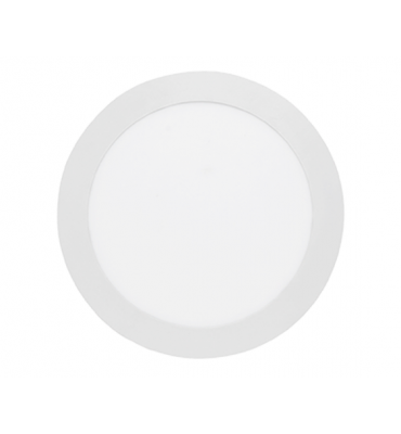 Painel LED embutir redondo slim 18W 4000K - Stella