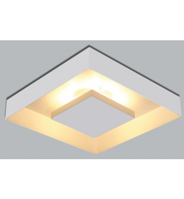 Plafon quadrado Home PQ 2xE27