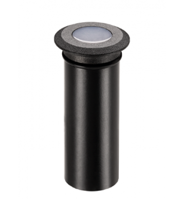 Balizador de solo Mini Spur 0,5W 2700K preto Stella