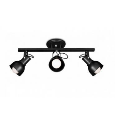 Spot em alumínio no trilho 3xE27 PTA